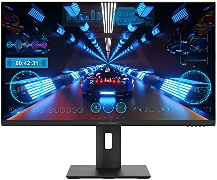 Packard Bell 28 Inch 4K Gaming Monitor, 3840 x 2160p UHD Frameless Monitor, IPS Display, 1ms, 144Hz, FreeSync/G-SYNC Compatible, Backlit LED, VESA Mount, Type-C (65W PD)/HDMI/DP/USB, Ergonomic Stand