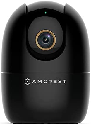 Amcrest 4MP WiFi Camera Indoor, Dog Camera, Sound & Baby Monitor, Human & Pet Detection, Motion-Tracking, w/ 2-Way Audio, Pan/Tilt Wireless IP Camera, Night Vision, Smart Home ASH41-B