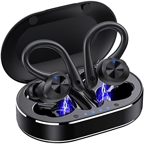 EUQQ Wireless Earbuds Bluetooth 5.1 Headphones for Sports 42Hrs Playtime HiFi Stereo Earphones Noise Cancelling Bluetooth Wireless Ear Buds with Mic for Running audifonos Bluetooth inalambricos