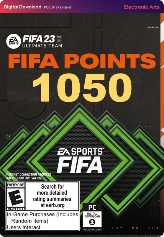 FIFA 23: 1050 Ultimate Team Points 9.99 USD - PC [Online Game Code]