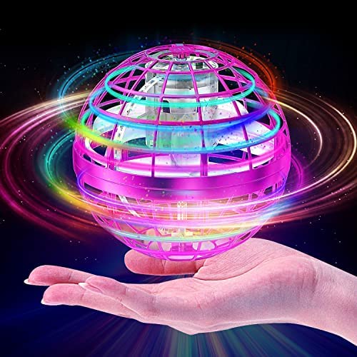 Flying Orb Ball Toys Outdoor Indoor Soaring Hover Pro Boomerang Spinner Hand Controlled Mini Drone Globe Shape Spinning Safe for Kids Adults