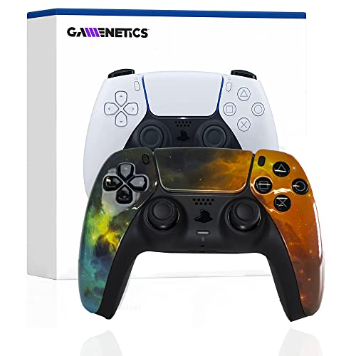 Gamenetics Custom Official Wireless Bluetooth Controller for PS5 Console - PC - Un-Modded - Video Gamepad Remote (Nebula)