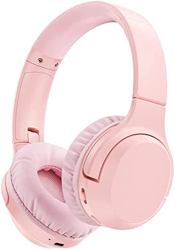 KLYLOP Kids Headphones Wireless, Wireless 5.0 Kids Headphones with MIC, 60H Playtime, Stereo Sound, 85/94dB Volume Limited, USB-C, Foldable Childrens Headphones for iPad Tablet Home School Travel