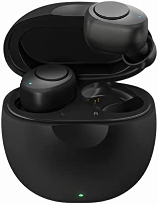 Lasuney T20 True Wireless Earbuds, IPX7 Waterproof Bluetooth Earbuds, 35H Cyclic Playtime Headphones with Charging Case and mic for iPhone Android, in-Ear Stereo Earphones Headset for Sport