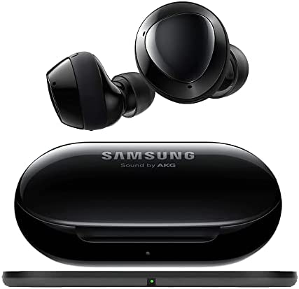 SAMSUNG Galaxy Buds+ Plus R175, True Wireless Earbuds Bluetooth 5.0 Wireless Charging Case, 10W Fast Wireless Qi Charging Pad Black – US Version (Renewed)
