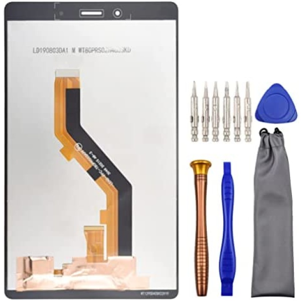 Tablet Complete Screen LCD Digitizer Touch Assembly Replacement for (LTE Version) Samsung Galaxy Tab A 8.0 (2019) SM-T295 with Tool Kit Black 8.0"