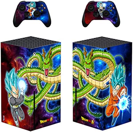 Vanknight Xbox Series X Console Controllers Skin Decals Stickers Wrap Vinyl for Xbox Series X Console
