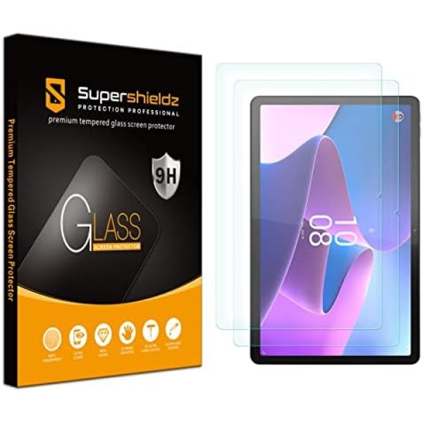 (2 Pack) Supershieldz Designed for Lenovo Tab P11 Pro (2nd Gen) 11.2-inch Screen Protector, (Tempered Glass) Anti Scratch, Bubble Free