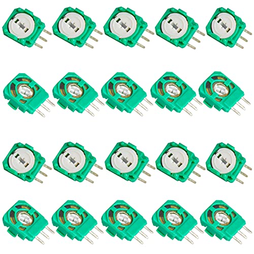 25pcs Replacement Trimmer Potentiometer Sensor for PS5,Xbox One,PS3,PS4 Switch Pro Controllers,Gasket Repair Parts for Thumb Stick Analog Joystick