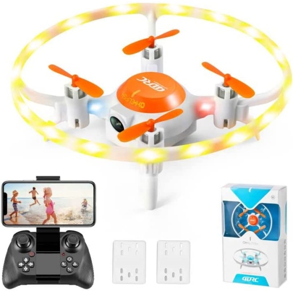 4DRC V5 Mini Drone with 720P Camera for Kids,FPV RC Helicopter Quadcopter Drone for Beginners,with Neno Lights,Altitude Hold and Headless Mode,Trajectory Flight,One Key Start,Gift for Boys Girls