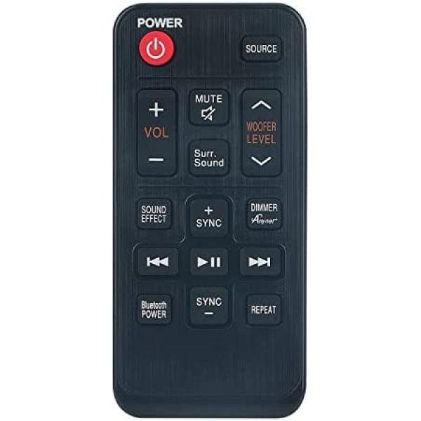 ALLIMITY AH59-02615A Remote Control Fit for Samsung 2.2 Channel 80 Watt Audio Soundbar System HW-HM60 HW-HM60/ZA HW-HM60C HW-H600 HW-H600/ZA