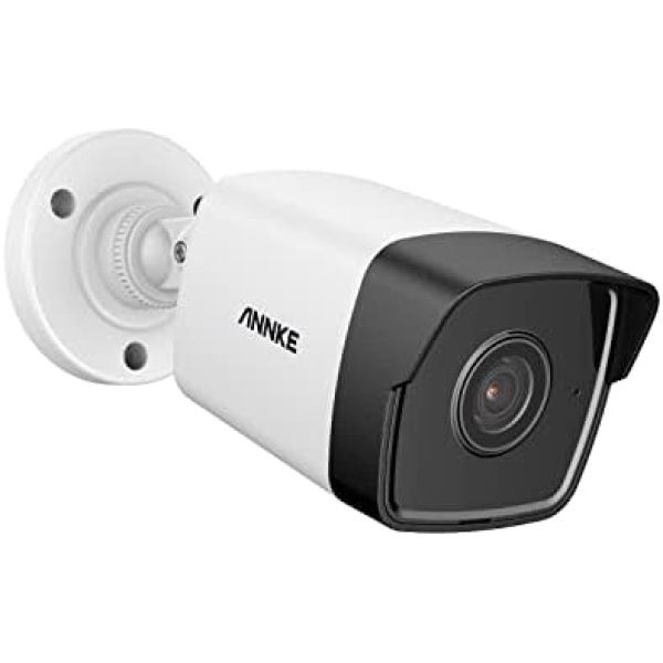 ANNKE C500 5MP PoE Security Camera w/ Audio, Work with Alexa & 100 FT EXIR 2.0 Night Vision, IP67 Weatherproof IP Outdoor Bullet Camera, 2.8mm Lens, Smart Motion Alerts, Up to 256GB Micro SD Card