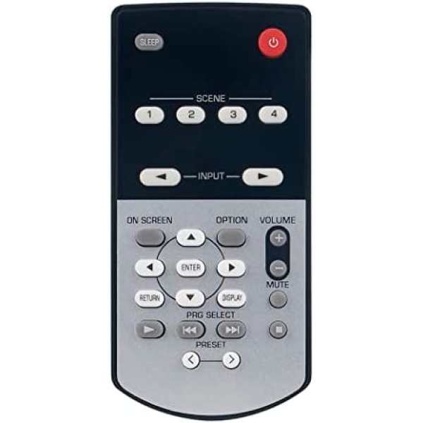 AULCMEET RAV39 Replace Remote Controllor Compatible with Yamaha Home Theater Receiver RX-A2000 RX-A3000 WU74100