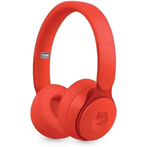 Beats Solo Pro Wireless Noise Cancelling On-Ear Headphones - Red (Renewed)