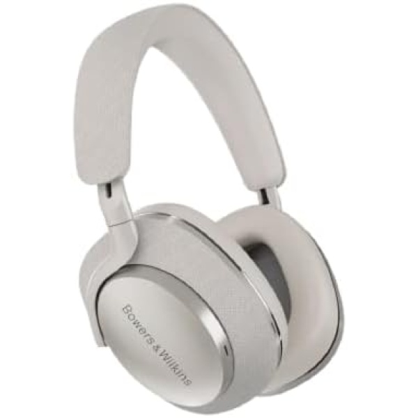 Bowers & Wilkins Px7 S2 Over-Ear Headphones (2022 Model) - All-New Advanced Noise Cancellation, Works with B&W Android/iOS Music App, Slim & Lightweight, 7-Hour Playback on 15-Min Quick Charge, Grey