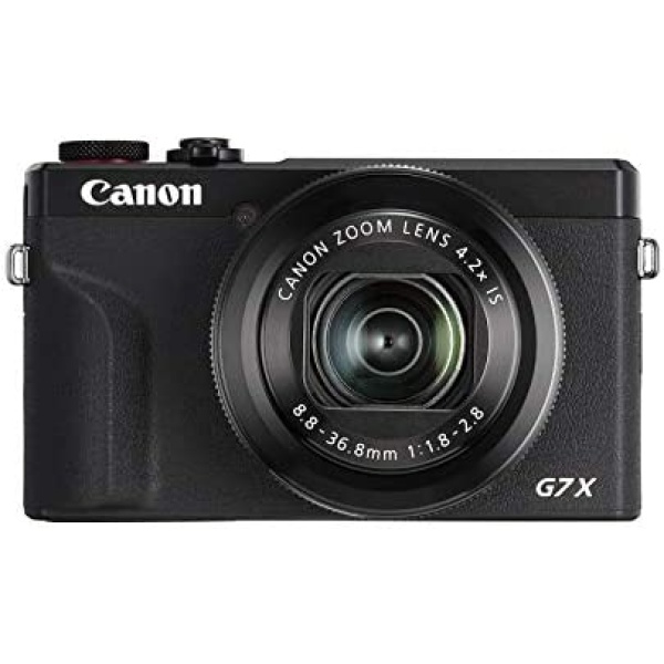 Canon PowerShot Vlogging Camera [G7 X Mark III] 4K Video Streaming Camera, Vertical 4K Video Support with Wi-Fi, NFC and 3.0-inch Touch Tilt LCD, Black