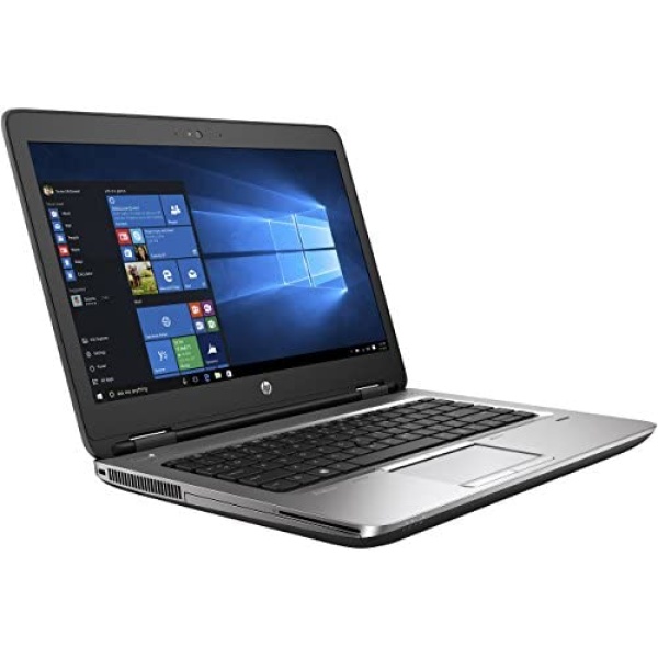 HP ProBook 640 G2 Laptop, 14 Display, Intel Core i5-6200U 2.3GHz, 16GB RAM, 256GB SSD,, DisplayPort, Wi-Fi, Bluetooth, Windows 10 Pro (Renewed)