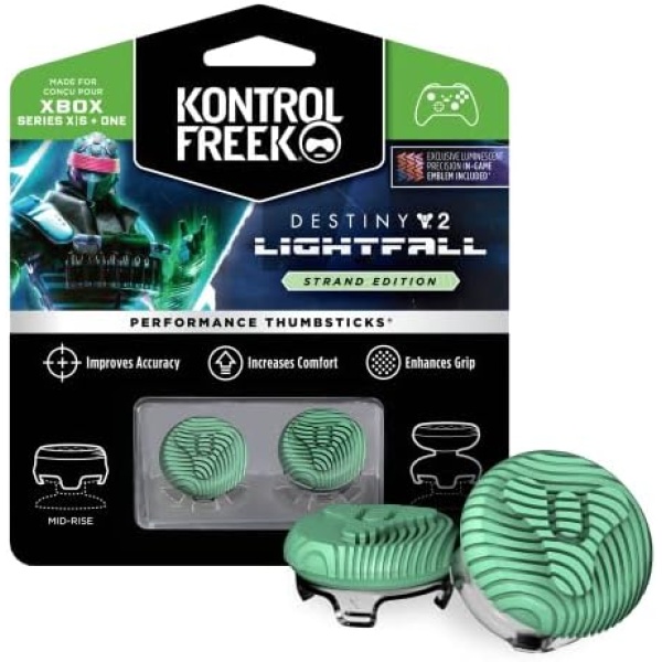 KontrolFreek Destiny 2: Lightfall Performance Thumbsticks for Xbox One (XB1) and Xbox Series X (XBX) | 1 High-Rise, 1 Mid-Rise
