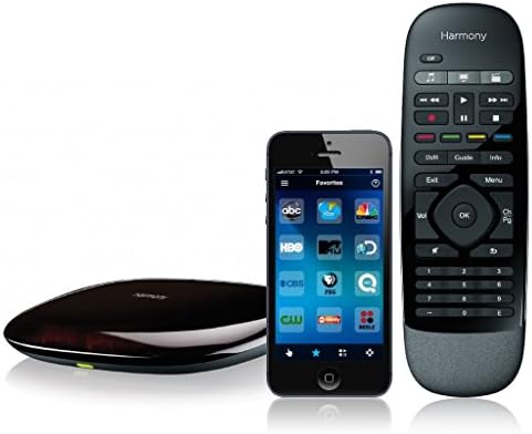Logitech 915-000194 - Harmony Smart Remote Control with Smartphone App - Black (Renewed)