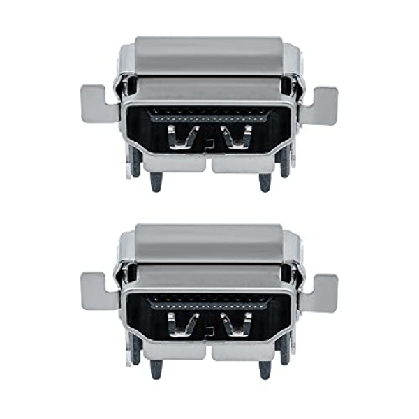 Mcbazel 2-Packs HDMI Port Socket Interface Replacement Parts for Xbox One S Console