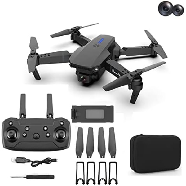 Mini Drone with Camera - 1080P HD FPV Foldable Drone Remote Control Toys Gifts For Boys Girls With Mode 1 Key Start