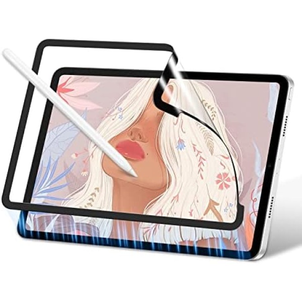 [Non Adhesive Non Magnetic] FILMEXT Paperfilm iPad Pro 12.9 Screen Protector for iPad Pro 12.9" M2 6th/ 5th/4th/3rd Gen,Feel Like Writing and Drawing on Paper,Removable,Reusable,Anti-Glare (Not Glass)