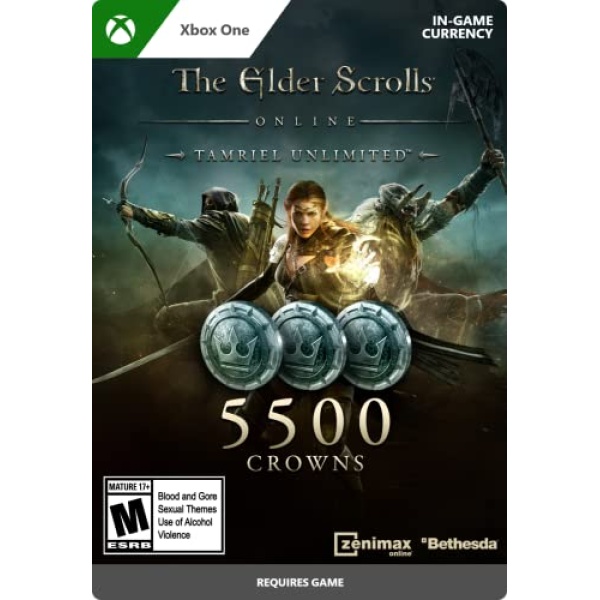 The Elder Scrolls Online: Tamriel Unlimited Edition: 5500 Crowns - Xbox One [Digital Code]