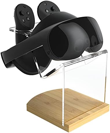 VR Stand Accessories Compatible with Quest Meta Quest Pro Acrlic Display Holder for Touch Controllers Accessories
