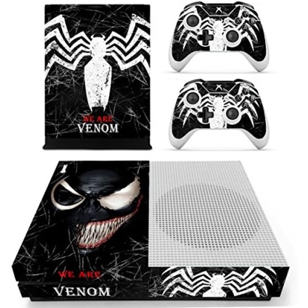 Vanknight Vinyl Decal Skin Stickers Cover for Xbox One S Slim Console Controllers Horror