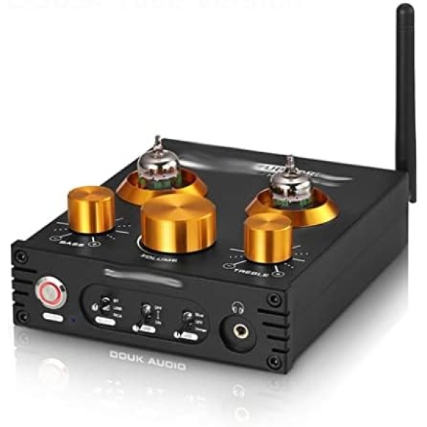 WENLII HiFi 5.0 6J5 Valve Tube Preamp Bass Preamplifier Stereo Audio Headphone Amplifier