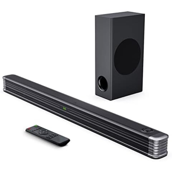ZSEDP 150W Home TV Theater Soundbar Speaker SoundBar 3D Stereo Column Subwoofer with Remote Contro