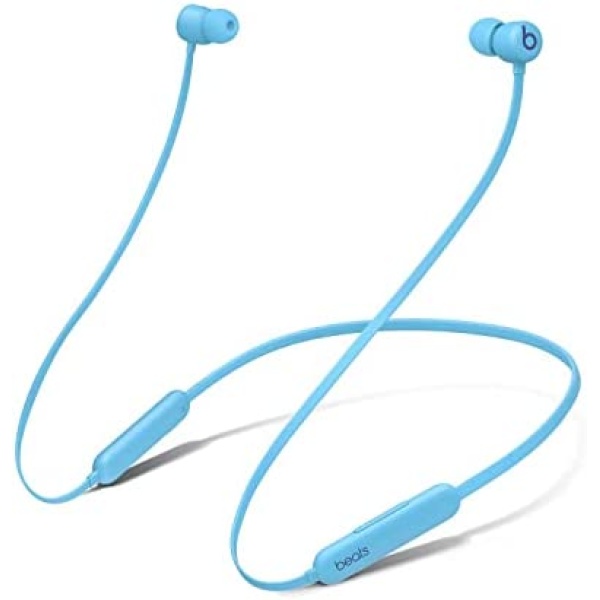 Beats Flex Wireless Portable Bluetooth Earbuds Built-in Microphone - Flame Blue (Renewed)