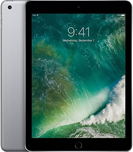 Apple iPad 9.7' with WiFi, 32GB, Space Gray - MP2F2LL/A (Renewed)