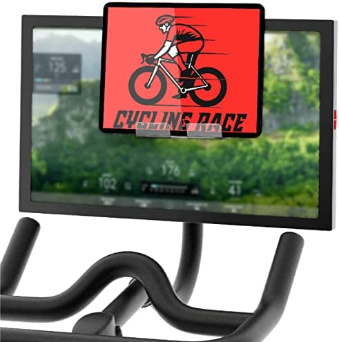 DoublePlus Tablet Holder Mount Compatible with Peloton Bike & Bike Plus & Tread & Row, Holder for iPad, Tablet Stand, Most Phone and Pad, Rack for Kindle and eReader, Accessories for Home Gym