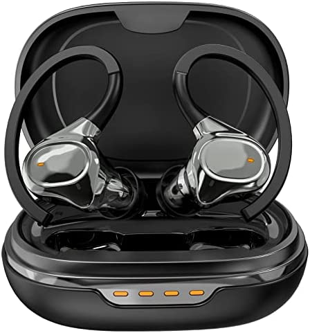 EDKKIE Wireless Bluetooth Earbuds for Small Ears Canal, Running Headphones with Microphone, IPX7 Waterproof, Noise Isolation Wireless Earphones for Sport and Working Out