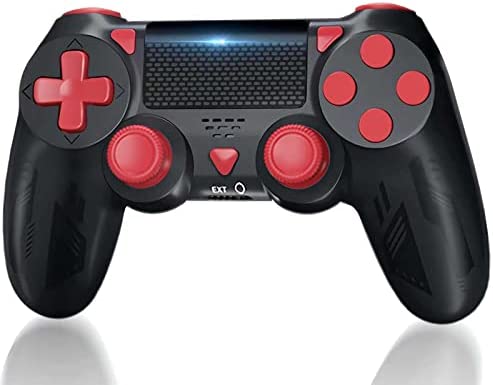 Gamrombo Wireless Controller for PS4/PC, Wireless Gamepad Compatible with Playstation 4/Slim/Pro, Built-in 1000mAh Battery with Turbo/Dual Vibration/6-Axis Motion Sensor