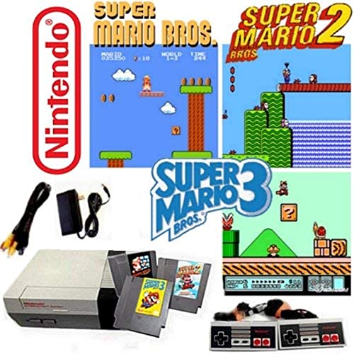 Nintendo NES Game System with Super Mario Bros. 1, 2 & 3 (Renewed)