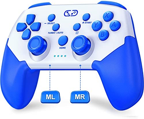 Switch Controller, Wireless Switch Pro Controller for Nintendo Switch Controller/Lite/OLED, Extra Switch Remote Support Windows PC/iOS/Android with Programmable,Turbo, Wakeup, APP Control,Vibration