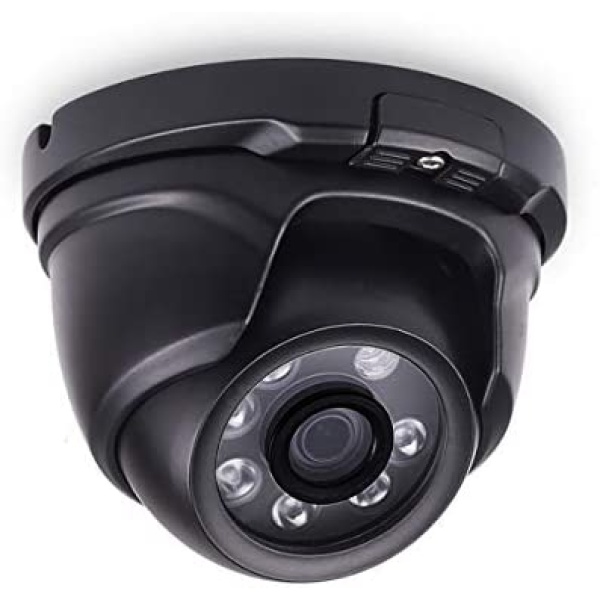 Tonton Full HD 1080P 2.0MP Indoor/Outdoor Dome Camera,Full Metal Housing,Night Vision up to 65 Ft,6PCS Infrared LED with IR Cut,Suitable for TVI and Hybrid Security Camera System and DVR(Black)