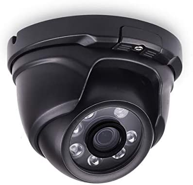 Tonton Full HD 1080P 2.0MP Indoor/Outdoor Dome Camera,Full Metal Housing,Night Vision up to 65 Ft,6PCS Infrared LED with IR Cut,Suitable for TVI and Hybrid Security Camera System and DVR(Black)