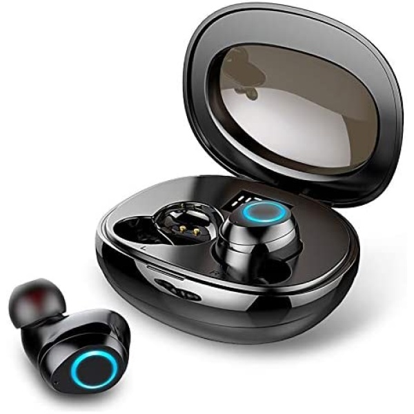Wireless Earbud, Bluetooth 5.1 Headphones with HD Mic, 2023 Mini Bluetooth Earbud Deep Bass, 30H IP7 Waterproof Wireless Headphones, Wireless Earphones in Ear with Touch Control, USB-C Fast Charging