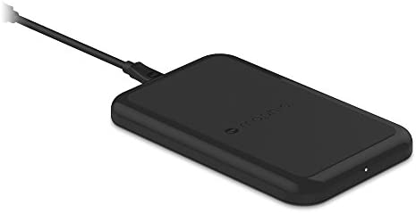 mophie Charge Force Wireless Charge Pad - Qi Wireless Charging for Apple iPhone X, iPhone 8, iPhone 8 Plus, and Qi Enabled Smartphones and Juice Packs - Black