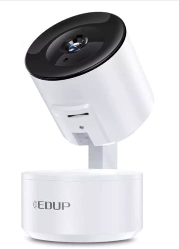 EDUP WiFi 1080P Home Security Cameras - Indoor Camera, Night Vision, Remote Control Pan, Motion Detection & Alarm; Wireless Cameras for Home Security, Baby Monitor.