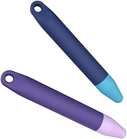 Kid-Friendly Stylus Pens for Touch Screens,Tablet Stylus Pen 2 Pack of Purple Blue Stylus Universal Touch Screen Capacitive Stylus Compatible with Kindle ipad iPhone