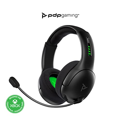 PDP Gaming LVL50 Wireless Stereo Headset with Noise Cancelling Microphone: Black - Xbox One