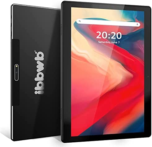 Tablet 10.1 Inch Android 10.0 Tablets, 32GB Tablet with 128GB Expansion, Quad-Core Processor and HD Dual Camera Tableta, Long Battery Life, Bluetooth, Google Certificated, GPS, Black