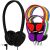10 Pack Multi Color Kid’s Wired Leather On Ear Headphones, Individually Bagged, Disposable Headphones Ideal for Students in Classroom Libraries Schools, Bulk Wholesale