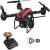 1080P HD Camera Drones for Adults And Kids, X105W Drone with Camera RC Quadcopter for Beginners, Wifi Live Video Cam, App Control, Altitude Hold, Headless Mode, Trajectory Flight, Gravity Sensor, 3D Flip, Custom Route, One Key Backward