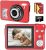 Digital Cameras – HD Compact Camera 48MP 2.7K Small Portable Camera for Teens with 16X Digital Zoom Mini Camera with 32 GB SD Card and 2 Batteries ((Red)