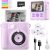 ESOXOFFORE Instant Print Camera for Kids, (*4*) (*8*) Gifts for Girls Boys Age 3-12, HD Digital Video Cameras for (*9*), (*6*) Toy for 4 5 6 7 8 9 10 Year Old Girl with 32GB SD Card-Purple